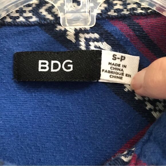 BDG western flannel button up shirt S - Picture 4 of 5